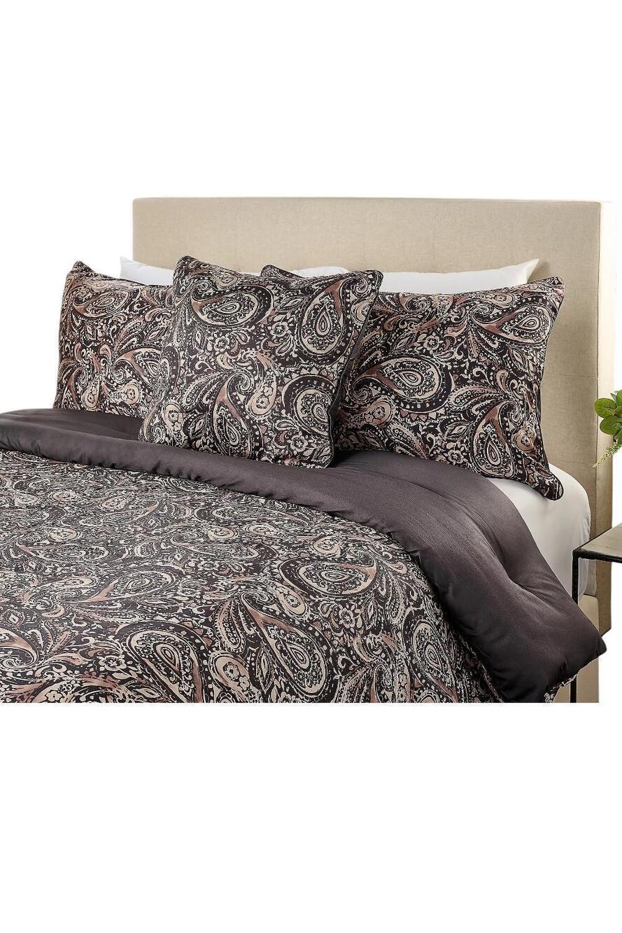 Northern Nights Paisley Comforter 4-Piece Set Mink